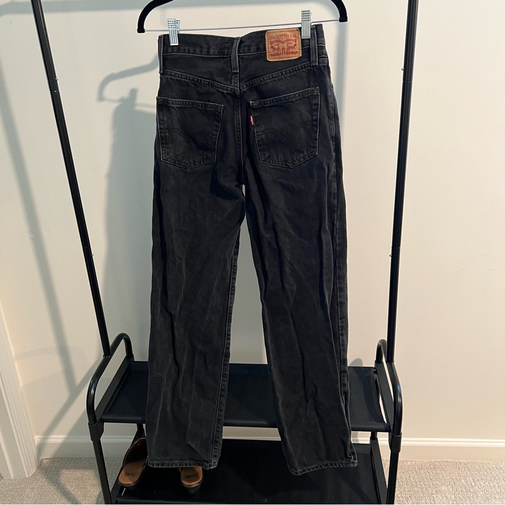 Levi's Women's Black '94 Baggy Jeans - Picture 3 of 8